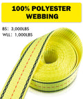 Heavy Duty Ratchet Straps 4 Pack 1-1/2 X 15 Ft With Coated Steel Ratchet And Double Thick Polyester Webbing For Scratch Free Tie