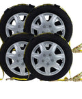 4 Pack Beefy 2 Inch Car Hauler Straps With Ratchet, Swivel J Hooks And Rubber Block 10,000 Lb Break Strength 3,333 Lb Working Load
