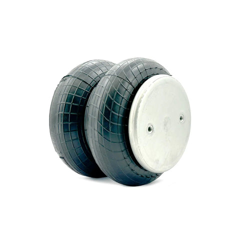 Heavy Duty Double Convoluted Air Spring Bag Replacement For 6926 Series Rides Built To Take A Beating On Rough Roads 4.10 Inch Tall 6.31 Inch Top Plate Width 7.7 Pound Weight Leak Tested Fits Firestone Contitech Goodyear 6926 Matchups, double air spring with metal plate