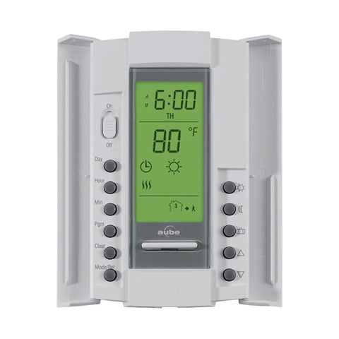 Programmable thermostat from Cozy Up Your Floors With This 15 Sqft 120V Electric Radiant Floor Heating Mat Kit Plus Thermostat