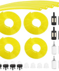 4 Size Fuel Line Repair Kit With 4 Feet Of Durable Lines For Chainsaws And Trimmers Universal Fit Includes Primer Bulb Snap In Fuel Filter