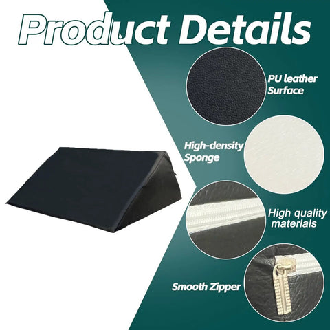 Ergonomic Black Curl Pad For Home Gym Space Saving Bicep Support With Adjustable Foam Comfort and PU leather surface materials