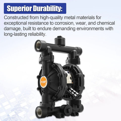 Pneumatic Diaphragm Pump Replacement D73525 for Graco Husky 1040 Air Operated Double Diaphragm Pump, durable construction detail