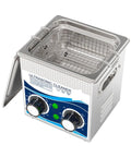 1.3L Hualuck Ultrasonic Jewelry Cleaner 40kHz 120W Machine with stainless steel tank and controls for cleaning delicate items.