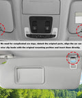 2 Pack Sun Visor Clip Replacement For Honda Cars OEM Style Clip Hook installed in car interior