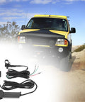 12V ATV And UTV Winch Corded Hand Controller Kit With 16 Foot Cable Wired Remote Control For Easy Winching Durable Wiring Pack Included Rugged Interlock Design For Rough Trails, wired remote