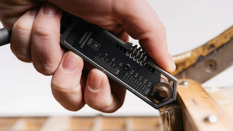 Using Titanium EDC Wrench For Everyday Carry With One Handed Operation Removable Pocket Clip Paracord Lanyard And Key Ring Universal 25 Size SAE And Metric Wrench Set In Silver