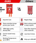 Comparison of Top Shelf Two Pack Emergency Fire Blanket Measuring Forty Seven By Seventy One Inches features versus others.