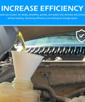 50 Pack Disposable Paper Oil Funnels for Cars and Home, 6oz Engine Oil Funnels used for pouring oil into a car engine.