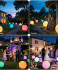 Cordless 16 Inch LED Glowing Ball Light With Remote RGB Color Changing Waterproof Glow Ball for garden and party decor