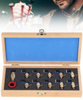 Mainspring Winder For Watches, Pro Grade Brass Watch Winding Tool With Ergonomic Non Slip Handle, DIY Kit in Wooden Box