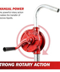 Slick Replacement Crank Handle For TRWS25 And TRWS25 HD Manual Drum Pump with strong rotary action for liquid transfer
