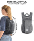 Lightweight Packable Hiking Daypack 10L/15L Foldable Outdoor Backpack For Travel And Day Hikes Compact Shoulder Bag with model