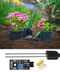 Soil Moisture Sensor For Garden And Auto Watering Systems With Corrosion Resistant Probe Analog Output For Arduino And Raspberry Pi