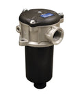 Dope In Tank Hydraulic Filter For Reservoirs 26 GPM Capacity 1 Inch NPTF Ports 10 Micron Filtration 25 PSI Bypass Space Saving Mount Inside Tank