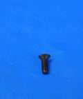 Top Shelf S-959 Indexable Insert Screw For Precision Metalworking With 2-56 By.25 Threads on blue background.