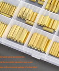 420 Piece Hex Brass Standoff Set With M2 M2.5 M3 Threaded Spacers Matching Screws And Nuts For PCB Circuit Board Mounting Electronics Projects DIY Electronics Build And Reliable Mounting in storage box