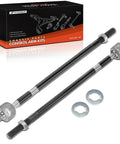 Front Inner Tie Rod Ends For Dodge Sprinter 2500 2003-2006 And Sprinter 3500 2003-2006, Left And Right Pair, Replacement Steering Tie Rods For Freightliner Sprinter 2500 2002-2006 And 3500 2002-2006, black metal rods