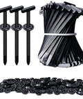 Hella Durable Nylon T Style Push Pin Ties And Rivet Fasteners For Auto Body Trim Bumper Retainers, 100 pack of black nylon clips.
