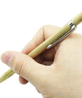 Pro Glass Cutter Kit With Legit Sharp Tungsten Scribe Engraving Pen held in hand, ergonomic design for precise glass scoring.