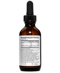 Back view of Liquid Lithium Drops For Brain Health With Magnesium Sodium And Potassium Electrolyte Blend, 60 mL bottle with label details