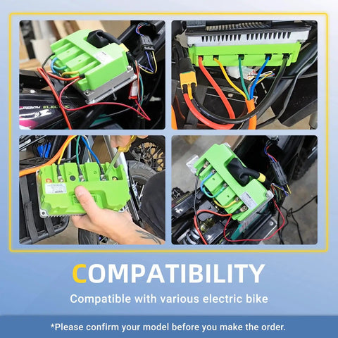 72V ND72300 Fardriver Controller For BLDC Motors 300A Programmable High Power Sine Wave Controller Fit For Electric Motorcycle E Bike And Scooter Motors
