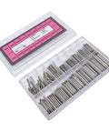 Pro Grade Gear 270 Pcs Watch Band Spring Pin Kit 0.8mm Stainless Steel Pins in Case for Strap Sizes 8mm to 25mm