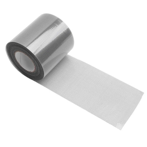 Window Screen Repair Tape, Clear Self Adhesive Mesh Patch That Sticks Like Crazy For Quick Fixes On Tents, Pools And Car Screens, Discreet Gray Patch For Seamless Repairs