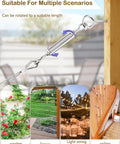 M5 Turnbuckle Kit For One Eighth Inch Cable Railing And Wood Posts, shown in outdoor fence and string lights setup