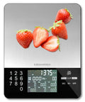 Digital Kitchen Scale With Nutritional Calculator For Easy Calorie Counting And Meal Prep, Measures In Grams, Ounces, And Pounds