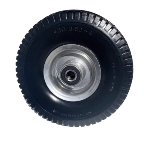 Flat Free Foam Filled Replacement Tires Set Of 2 For Jungle Wheels Sulky Carts And Hand Trucks 10 Inch Size 4.10 By 3.50 By 4