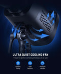 Cooling fan of CB100C 130W RGB LED Video Light With App And 2.4G Wireless Remote, 360 Degrees Full Color Illumination