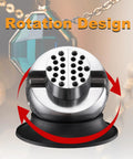 3 Inch Ball Vise Engraving Setting Tool With 360 Degree Rotation Pro Grade Jewelry Engraving Block And Attachment Set For Precision Crafting Stainless Steel Black Finish With Standard Block Included, showcasing rotational design and precision engraving features.