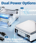 Pro Grade High Precision Lab Scale 6000g To 0.01g Digital Balance With charging options and battery display