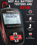 12V Car Battery Tester With 100 To 1100 CCA Load Test For Quick Battery Health Check Workhorse Battery Analyzer You Can Count On For Road Trips Daily Drives And Seasonal Maintenance, handheld