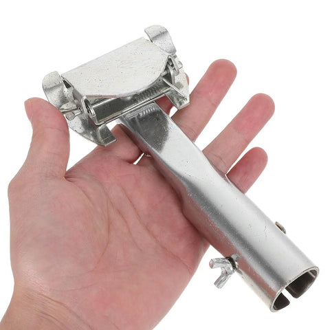 Metal Mop Head Holder Clamp With Screws For Quick Replacement Steel Jaw Mop Clamp Easy Install Mop Handle Accessory