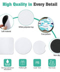 100 Piece Sublimation Blank Cup Coaster Set Bulk Neoprene Mats For Sublimation Transfer Heat Press Printing DIY Crafts 3.93 Inch