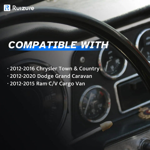 Heavy Duty Rear ABS Wheel Speed Sensor Direct Swap For Dodge Grand Caravan And Chrysler Town And Country No Fuss Plug And Play Two Pack compatibility overview.