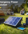 Solar panel setup for emergency power with Dual Battery Isolator Kit 12V 140A VSR Voltage Sensitive Relay For UTV Marine Car RV Boat