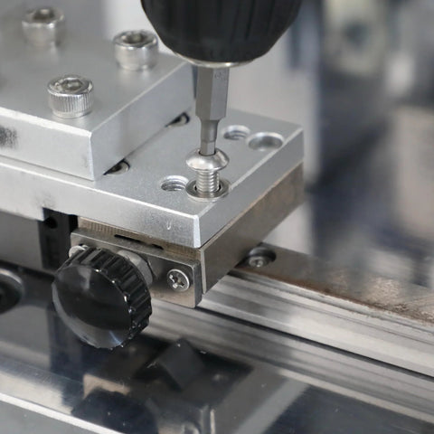 Drilling stainless steel fastener into a metal surface using the Stainless Steel Fastener Kit With 810 Pieces Nuts Bolts And Washers For DIY Projects M3 M4 M5 M6 Button Head Socket Cap Screws Assorted Hex Bolts Nuts And Washers For Home Auto And Outdoor Use Built To Last Durable Rust Resistant Hardware Set.