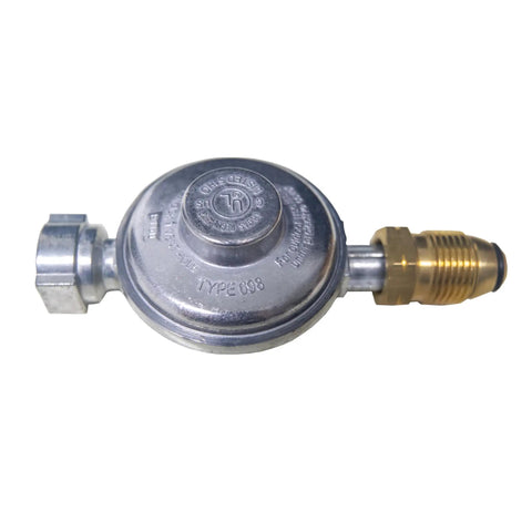 Propane Low Pressure Regulator With Three Eighths Inch Female Pipe Thread And POL Fitting For Backyard BBQ Grills