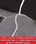 Intenss PRO-DIE Bi-Metal Band Saw Blade Built For Contour Cutting On Vertical Machines Tough As Nails Performance For Carbon Steel Low Alloy Stainless Die And Mold Steel 12 Ft 6 Inch Long One Half Inch Wide 0.025 Inch Thick 99186-12-06 cutting metal with alloy steel backing