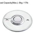 12mm Ball Transfer Bearing Unit Nylon Flange Mount Pack Of 6, Load Capacity 17 Lbs Each, Easy Glide For Transmission And Material Handling, 360 Degree Rotation.