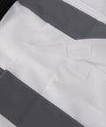 Close-up of the interior details of a White High Visibility Safety Vest With Five Handy Pockets And Hella Bright Two Inch Reflective Strips Ultra Light Breathable Build Designed For Crew Leaders And Daily Site Rounds Large.