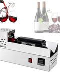 STDZQCWY 600w Digital Heat Shrink Machine For Wine And Olive Oil Bottles Stainless Steel Body High Speed Processing Smart Temperature Control Tool with wine bottle