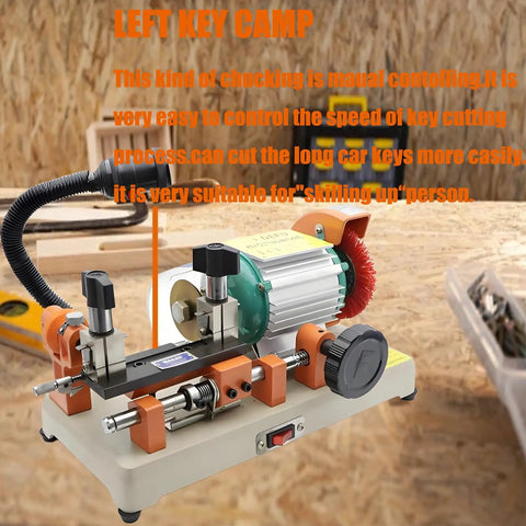 Pro Grade Key Cutting Machine With Horizontal Cutter Duplicating Capacity Heavy Duty Key Duplicator For Metal Keys