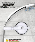 Suction cup shower head holder from Non Slip Grippy Shower Chair With Suction Grab Bar And Suction Cup Head Holder Back Scrubber Sponge Tool 8 Adjustable Heights Portable Bath Chair For Elderly Set Of 5