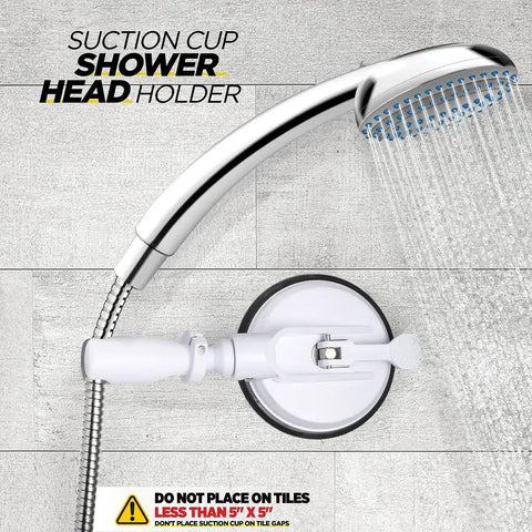 Suction cup shower head holder from Non Slip Grippy Shower Chair With Suction Grab Bar And Suction Cup Head Holder Back Scrubber Sponge Tool 8 Adjustable Heights Portable Bath Chair For Elderly Set Of 5