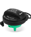 Gas Cap Fuel Cap Compatible With Volkswagen Jetta Golf GTI Golf Alltrack R SportWagen And Audi A4 Q5 A5 Allroad RS5 S4 S5 S8 SQ5 Direct Fit Easy Install OEM Replacement, showing black and green cap details and instructions