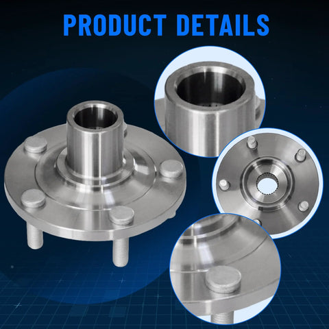 Beefed-Up Front Wheel Hub Assembly Pair For Mazda 3 2005-2013 Mazda 3 Sport 2009-2013 And Mazda 5 2006-2015 stainless steel hubs